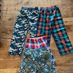 Boys PJ pants and shorts. Lot of 4